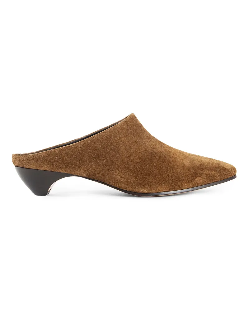 Le Monde Béryl Allegra Mule in Suede Beige