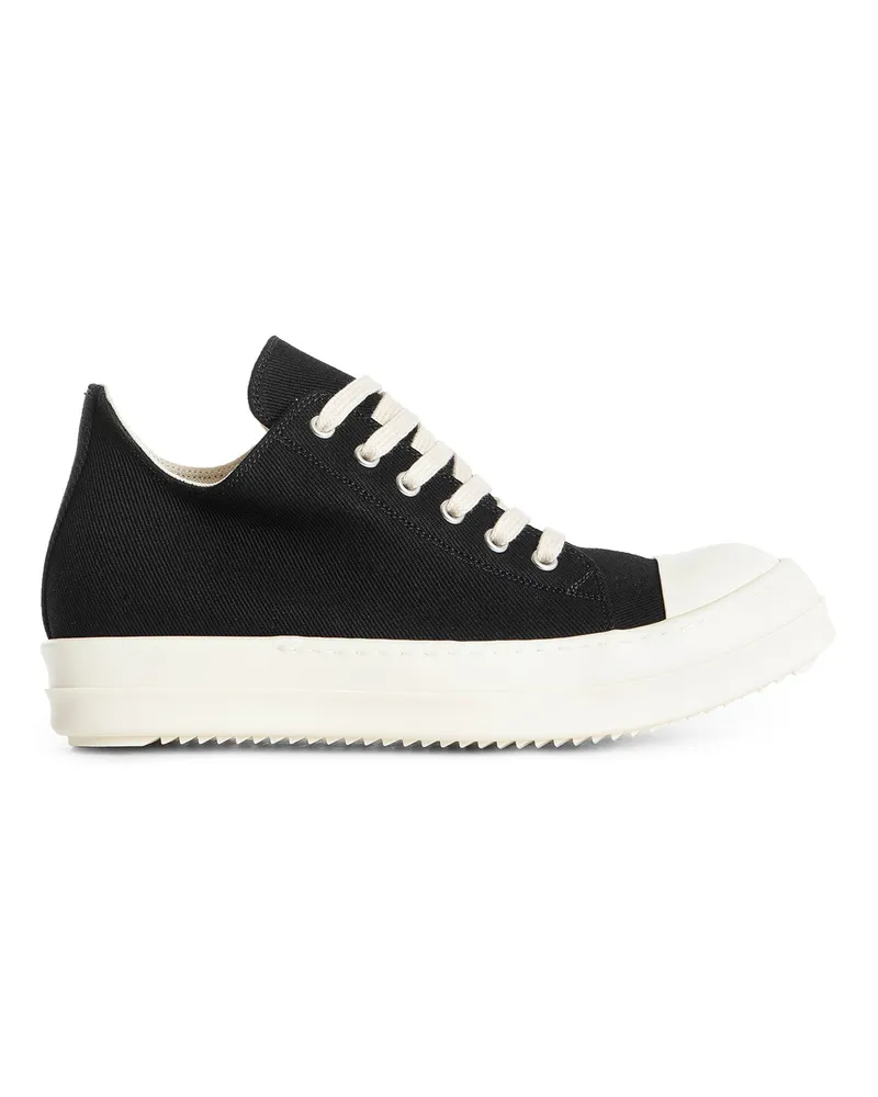 DRKSHDW by Rick Owens Hollywood Canvas Sneaks Black