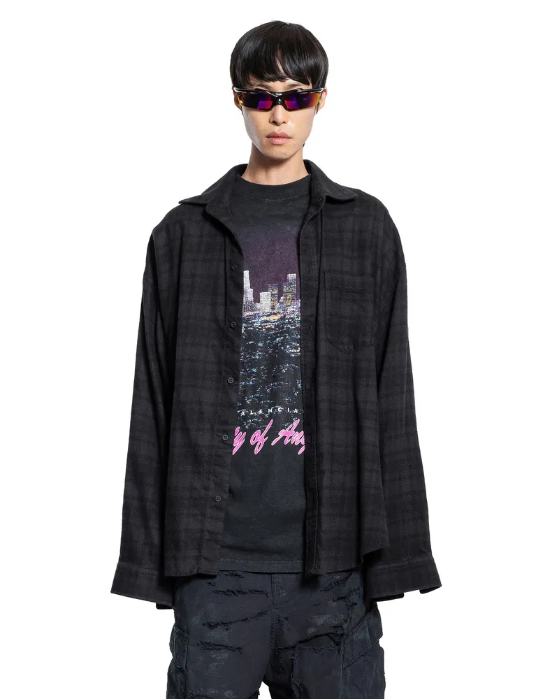Balenciaga Layered Shirt Black