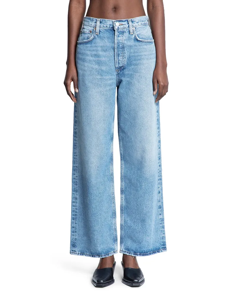 AGOLDE Low Slung Baggy Jeans Blue