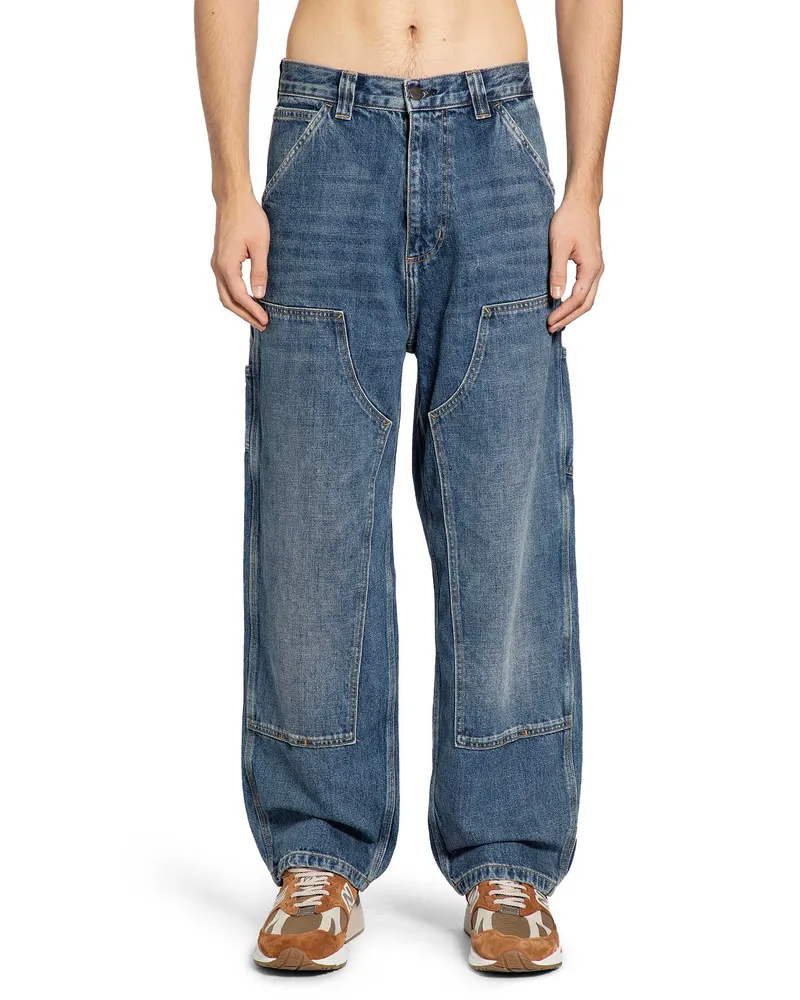Carhartt WIP MAN BLUE JEANS Blue
