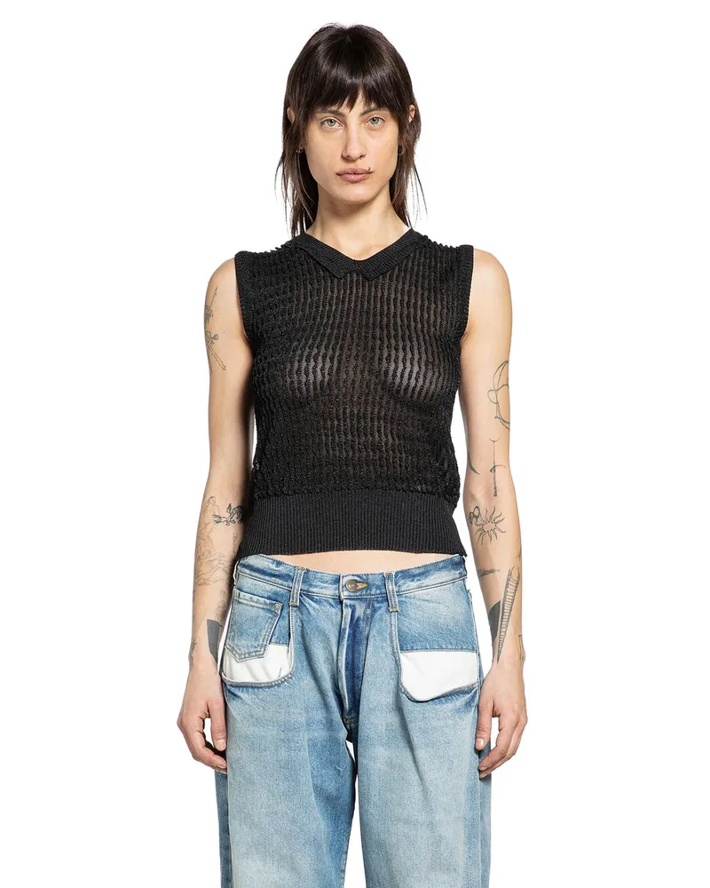 Maison Margiela Knit Vest Black