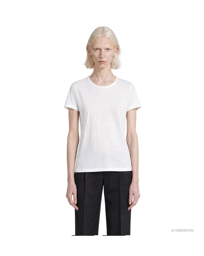 Tom Ford Cotton Jersey Boyfriend T-Shirt White