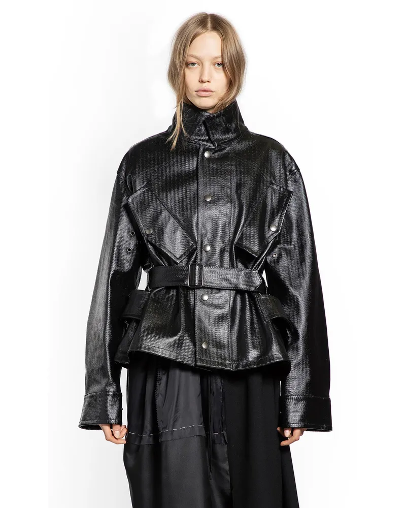 Maison Margiela Coated Jacket Black