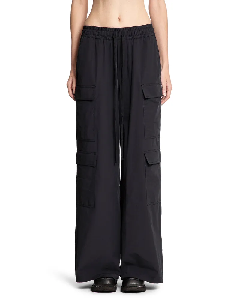 THOM KROM Stretch Nylon Cargo Sweatpants Black