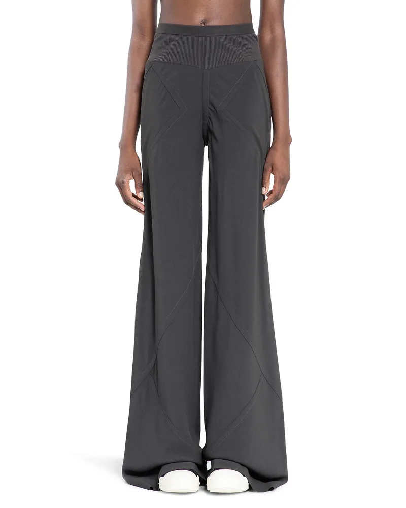 Rick Owens Pantaloni in viscosa con bias di Porterville Grey