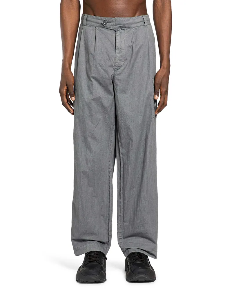 C.P. Company 50 Fili Wax Loose Cargo Pants Grey
