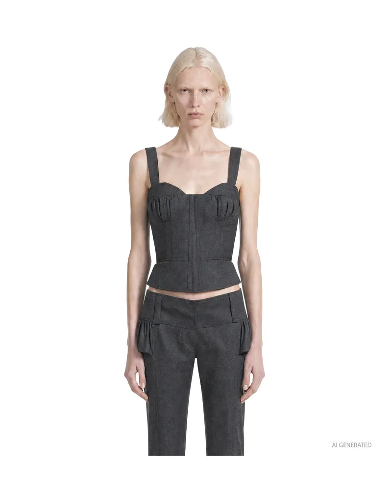 Charlotte Knowles Victoria Corset Grey