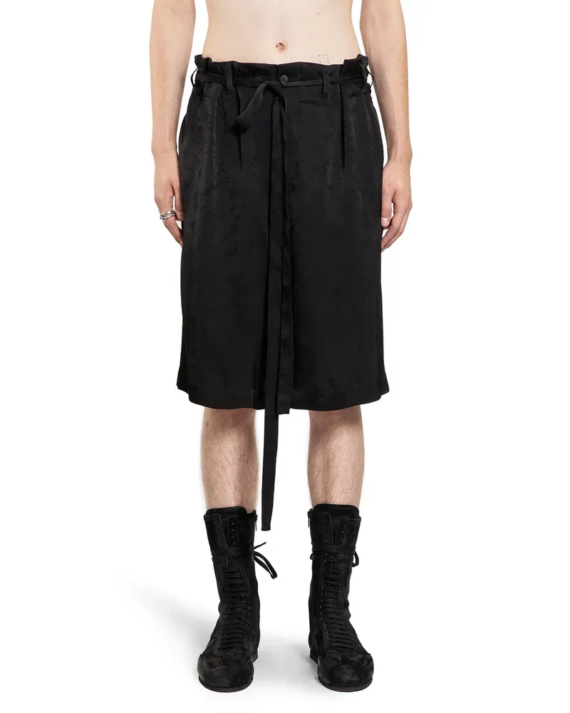 Ann Demeulemeester Pedro Lounge Shorts Black