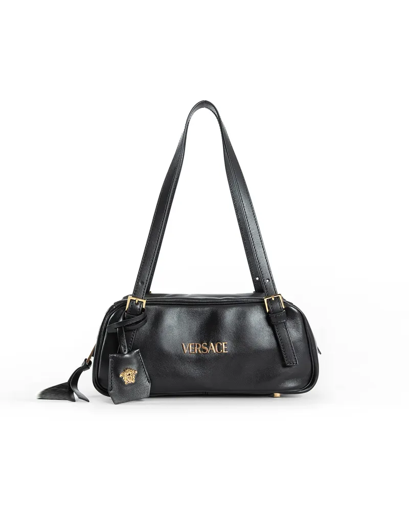 Versace Borsa a tracolla per il bowling Black