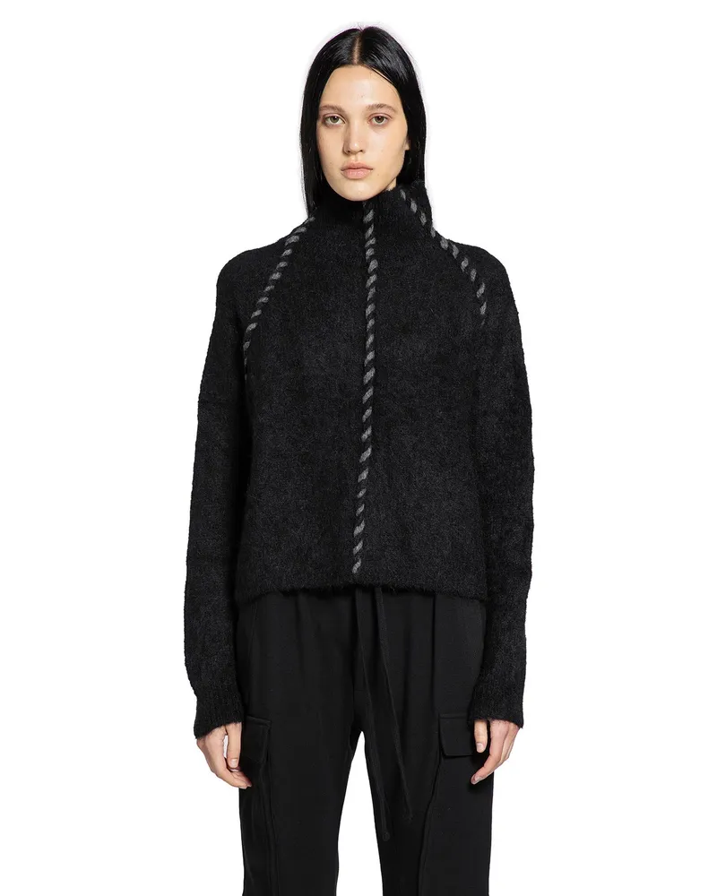 THOM KROM Alpaca Turtleneck Sweater Black