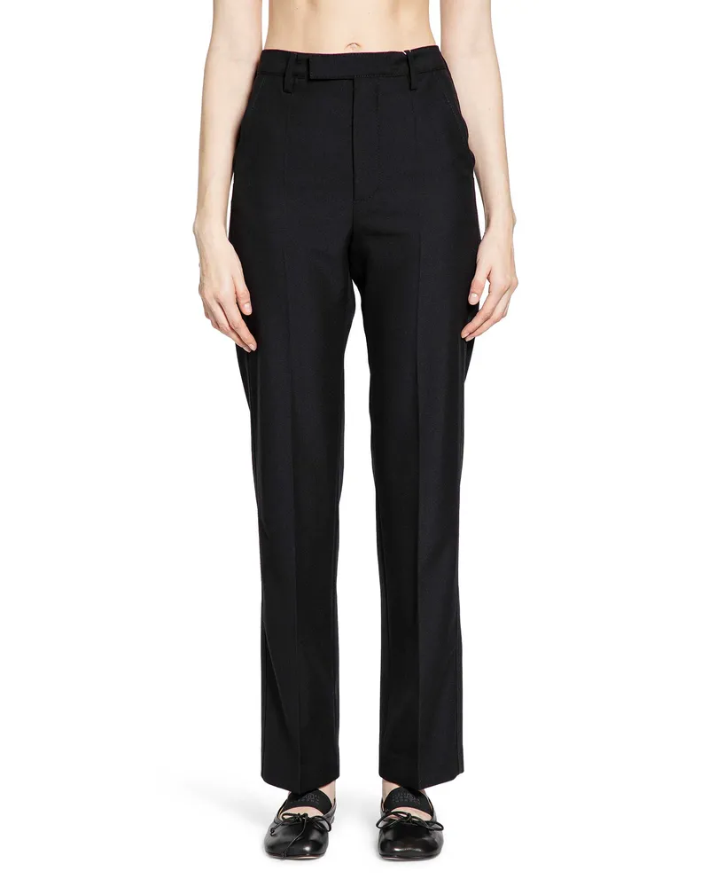 Maison Margiela Tailored Wool Trousers Black