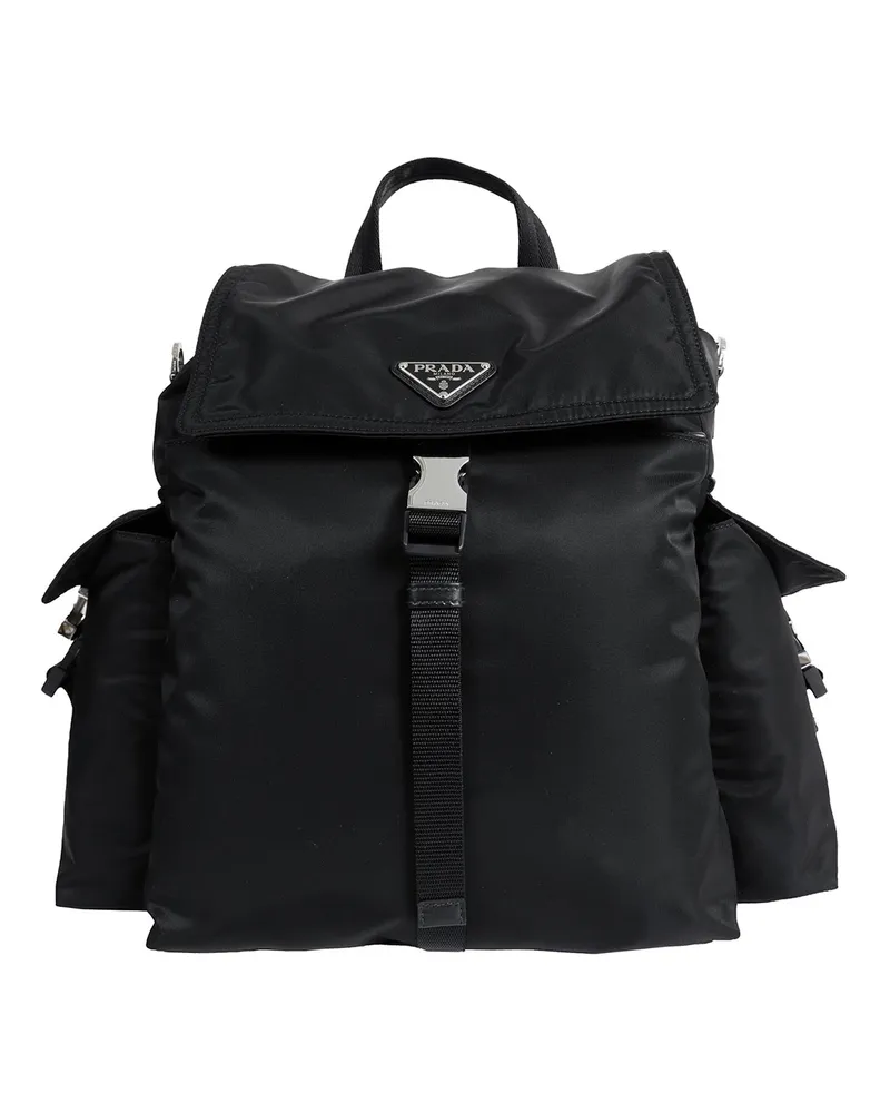 Prada Explore Re-Nylon And Leather Backpack 
