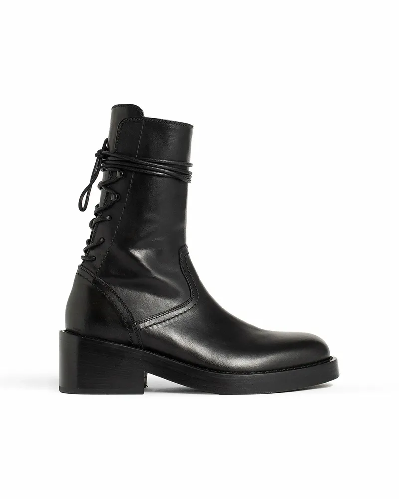 Ann Demeulemeester Henrica splash ankle boots Black