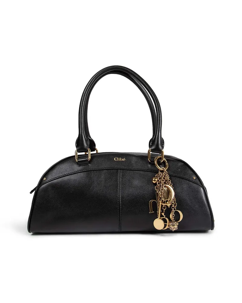 Chloé Bowling Bag in Soft Leather Black