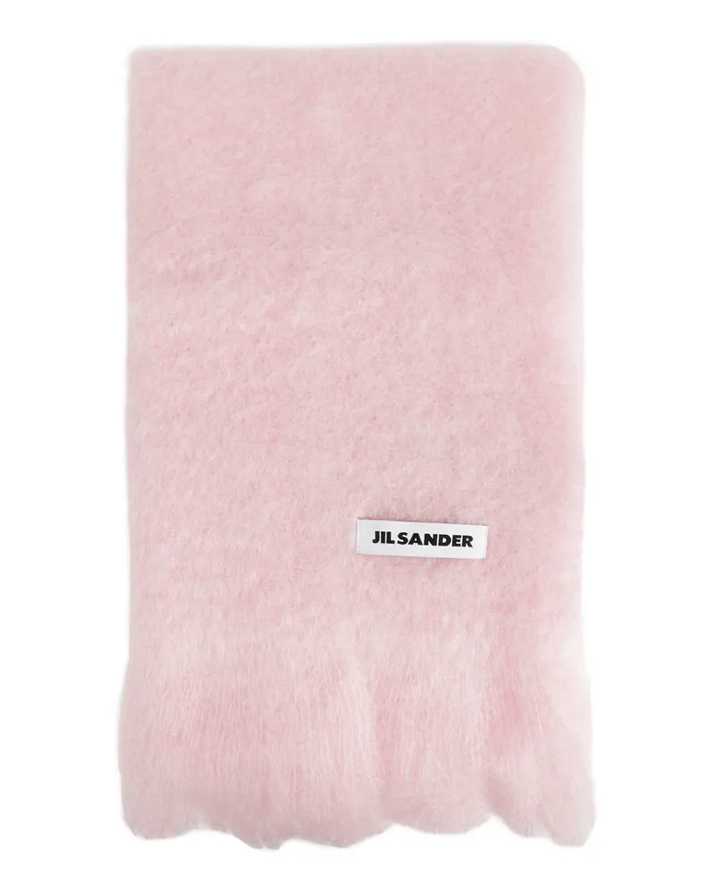 Jil Sander Plain Scarf Pink