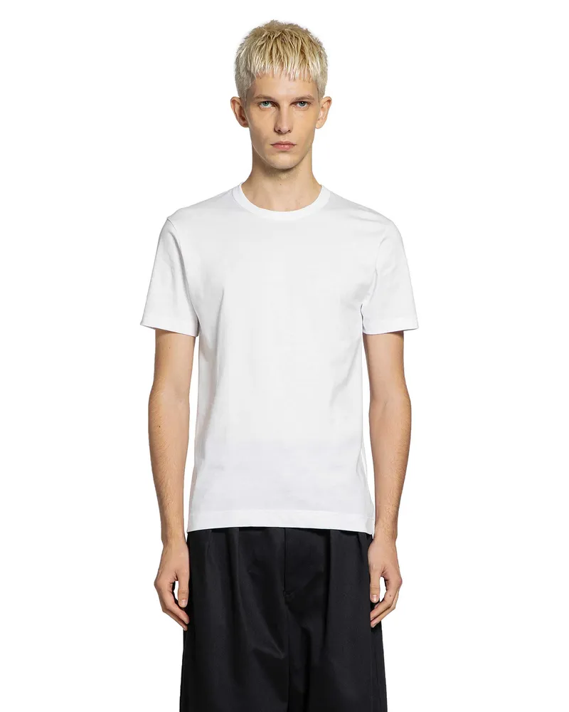 Comme des Garçons Cotton Jersey T-Shirt White