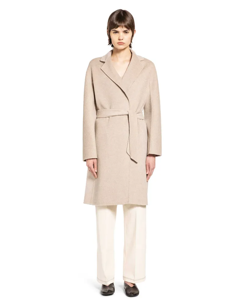 Max Mara Cashmere Robe Coat Beige