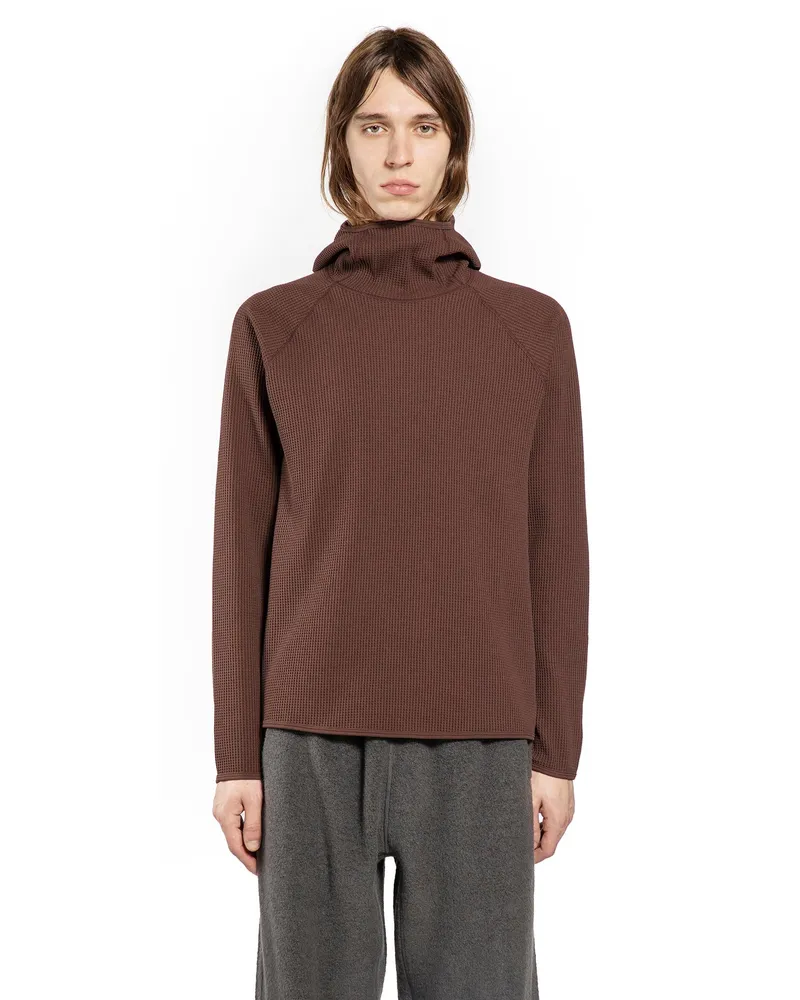 Goldwin WF Light L/S Hoodie Brown