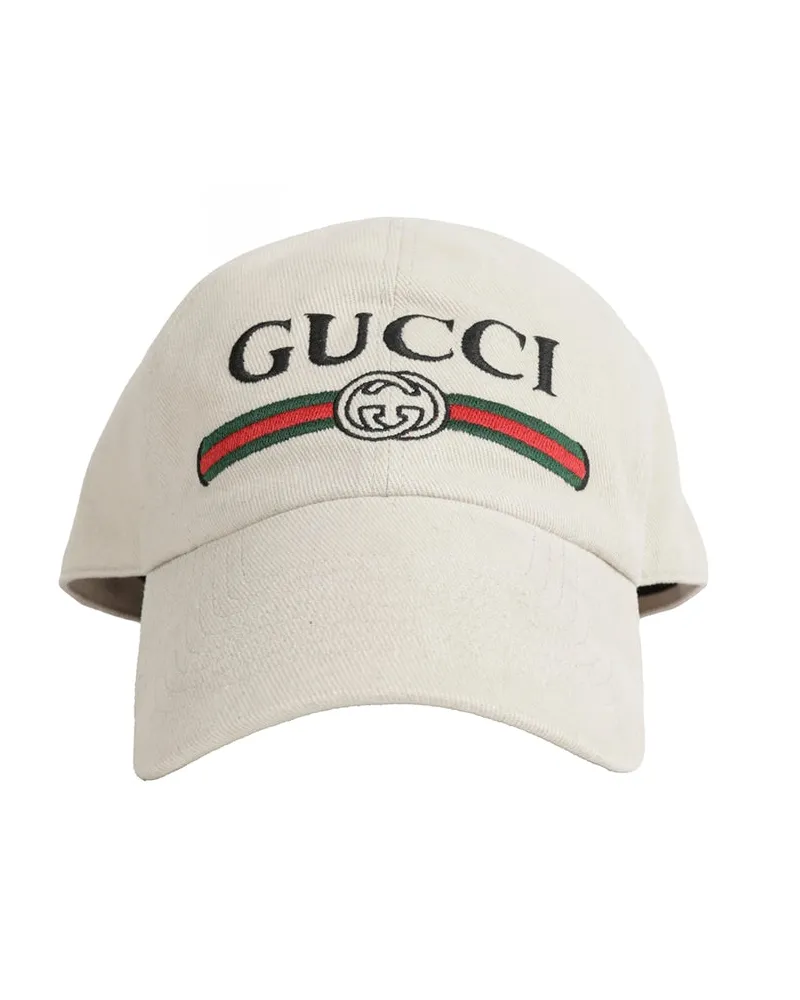 Gucci Cotton baseball hat Beige