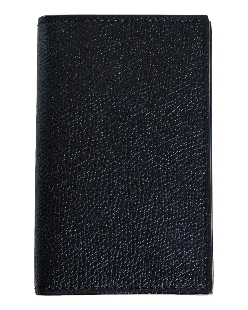 Valextra Onda Card case Black