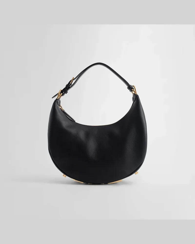 Fendi graphy Small Leather Bag Black