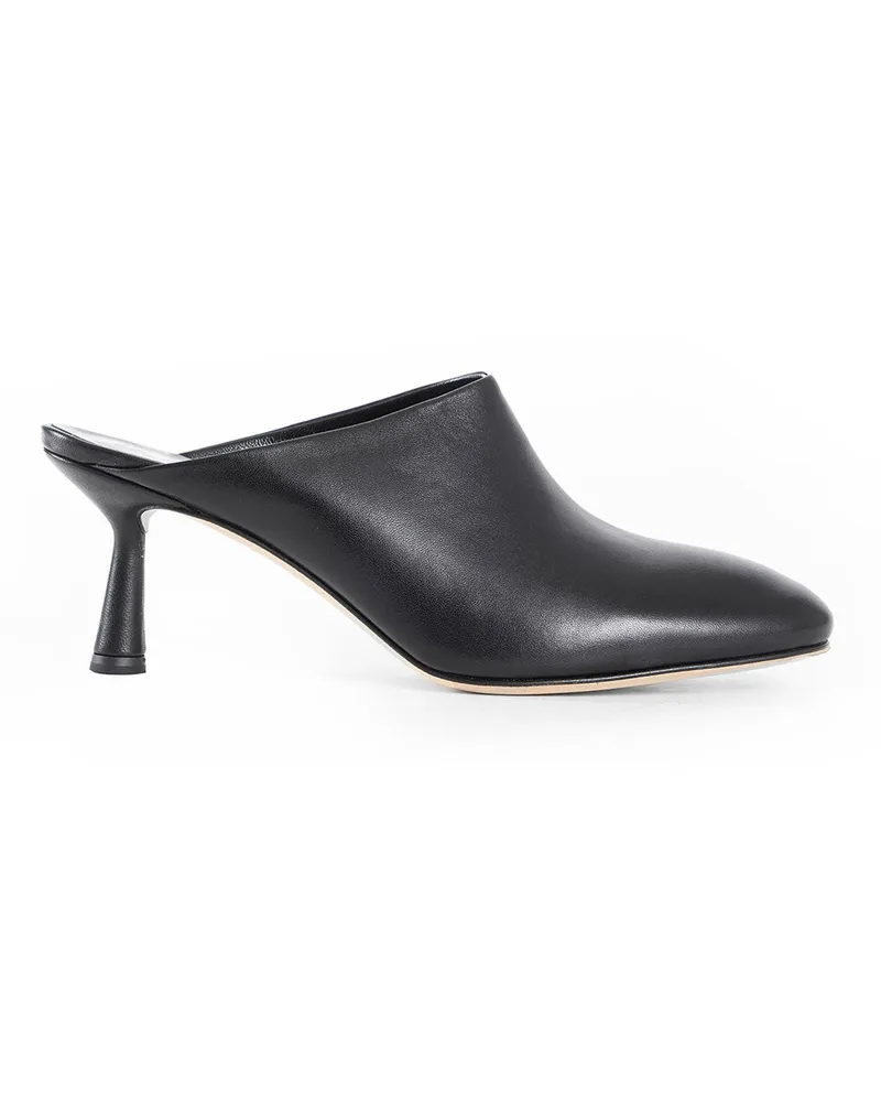 aeyde Mila Slingback Mules Black