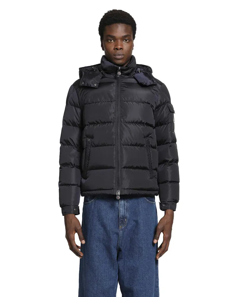 Moncler Maya Matte Short Down Jacket Blue