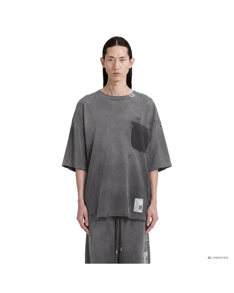 MIHARAYASUHIRO Sun Faded T-Shirt Black