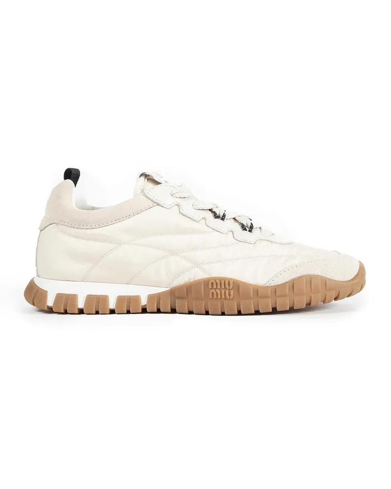 Miu Miu Tyre Sneakers Off-white