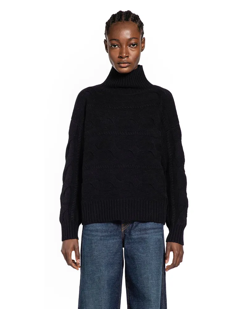 Max Mara Vodka Turtleneck Sweater Black