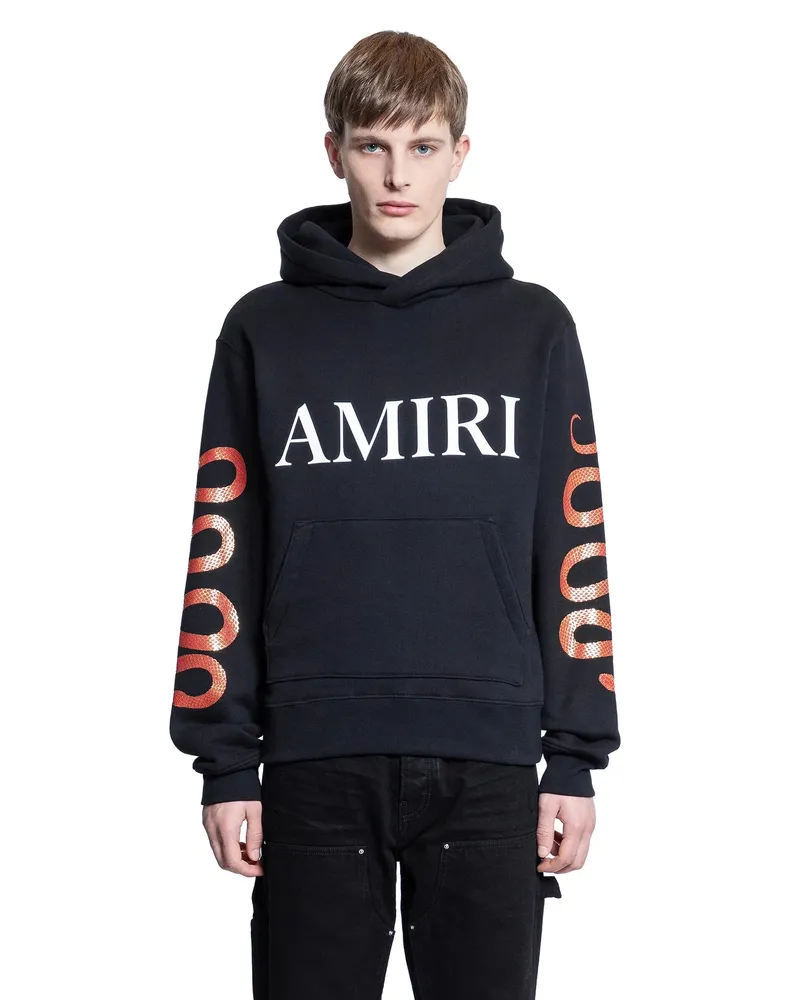 Amiri Snake Hoodie Black