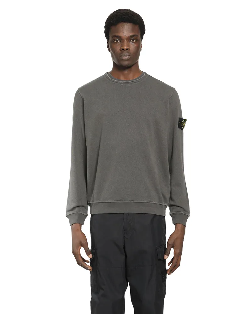 Stone Island 6100034 Malfilé Fleece 'Old' Effect Sweatshirt 