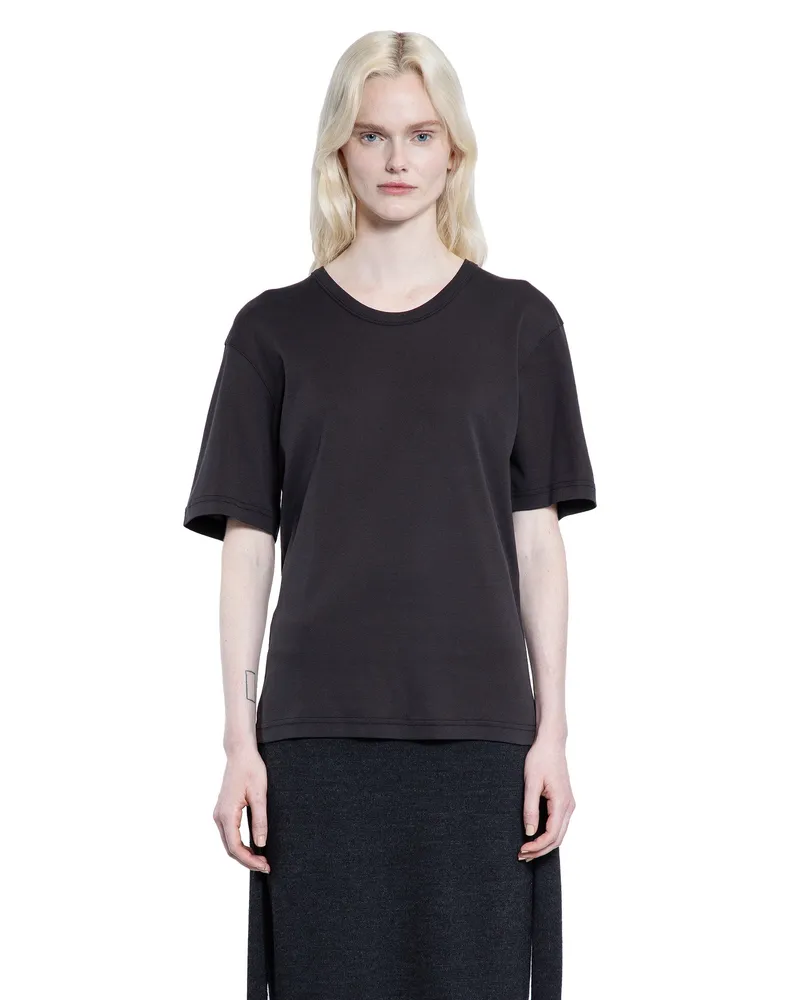 Christophe Lemaire Rib T-Shirt Black