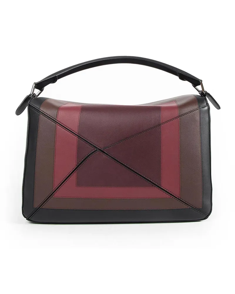 Loewe Albers Collaboration Large Puzzle Bag Black
