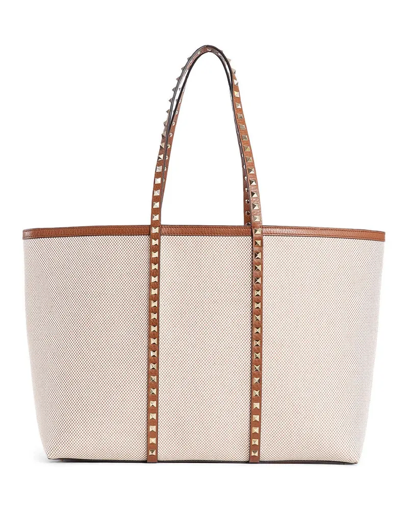 Valentino Garavani WOMAN BEIGE TOTE BAGS Beige