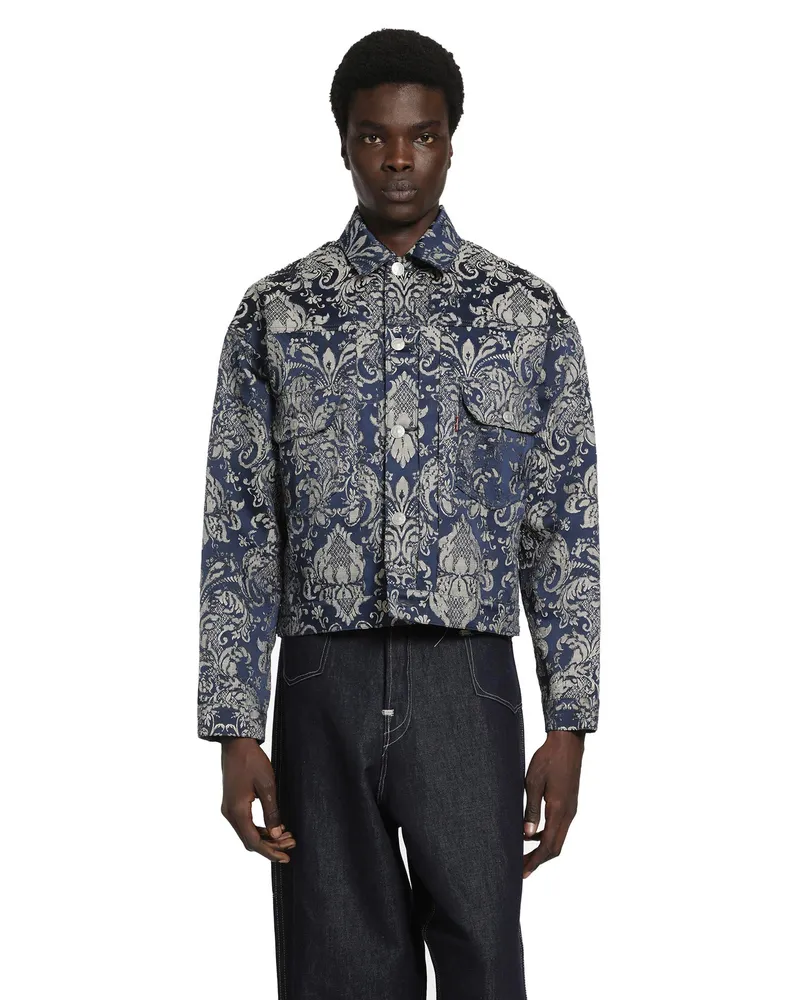 Junya Watanabe x Levi's Damask Jacket Blue