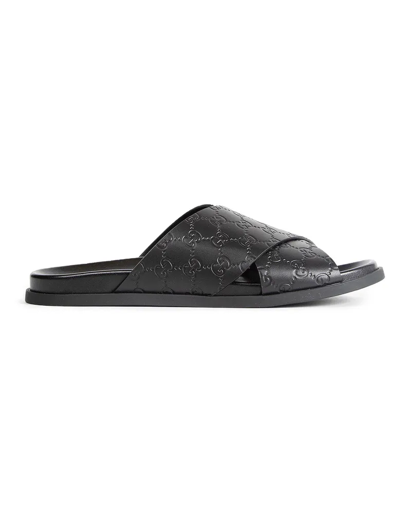 Gucci Rhein Criss-Cross S GG Slip-on Black