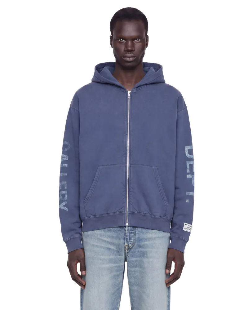 GALLERY DEPT. Collector Paris Zip Hoodie Blue