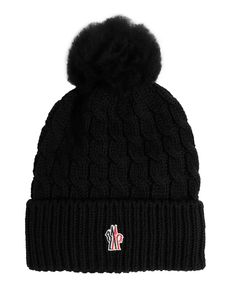 Moncler Wool Beanie With Pom Pom 