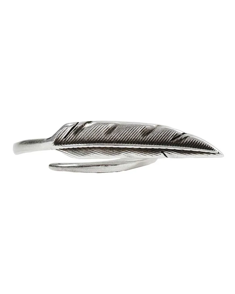 Ann Demeulemeester Berk Feather Ring Silver