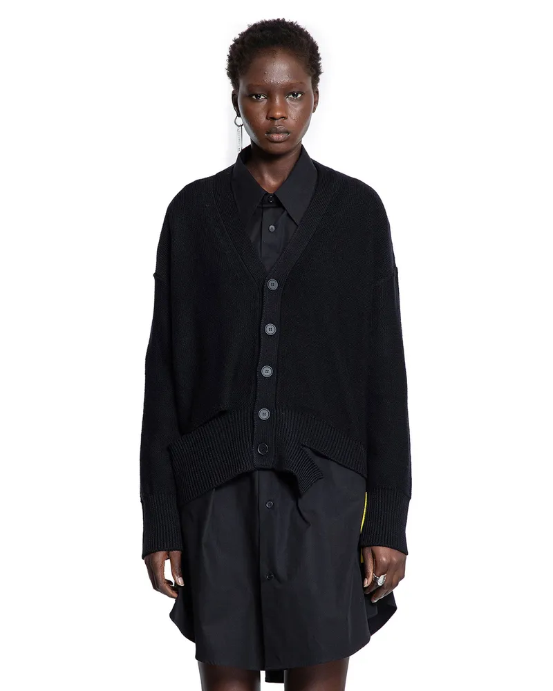 Maison Margiela Distressed Cardigan Black