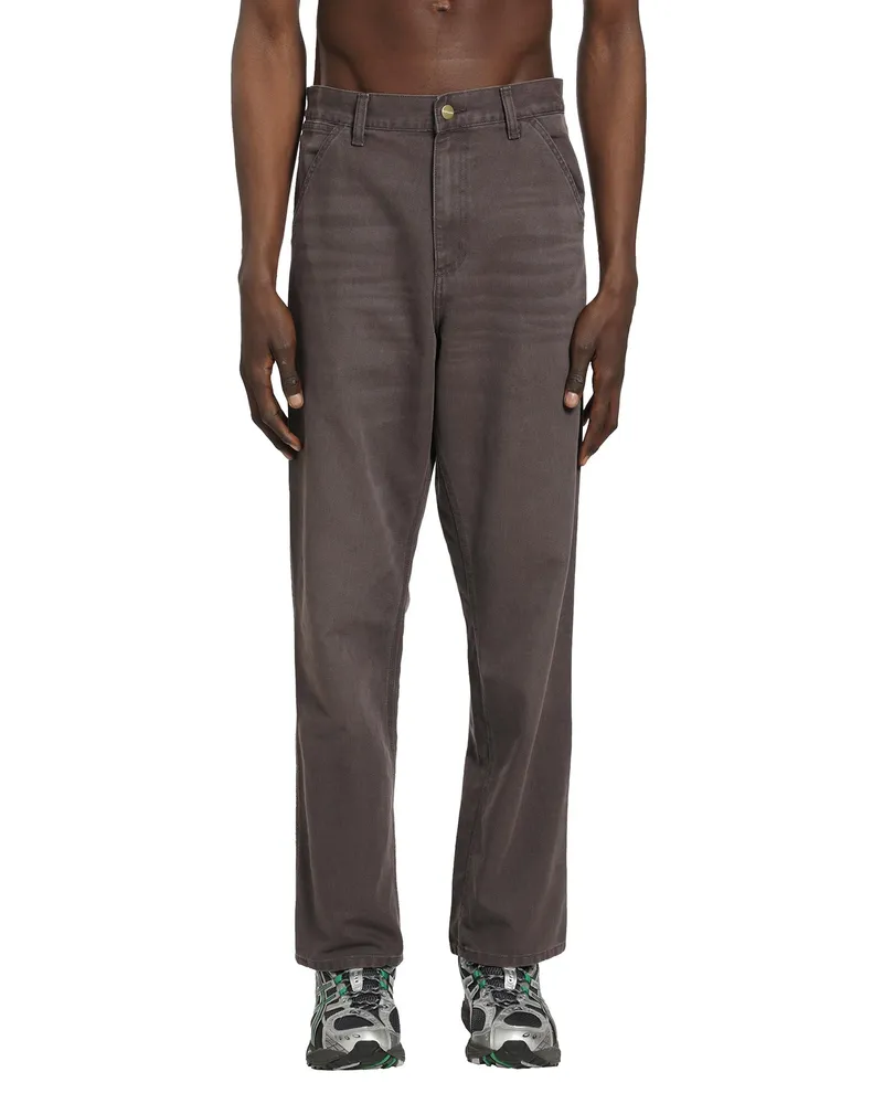 Carhartt WIP Single Knee Pants Brown
