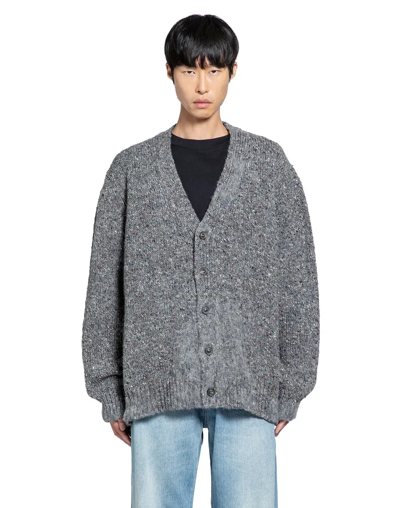 Maison Margiela Wool Cardigan Grey