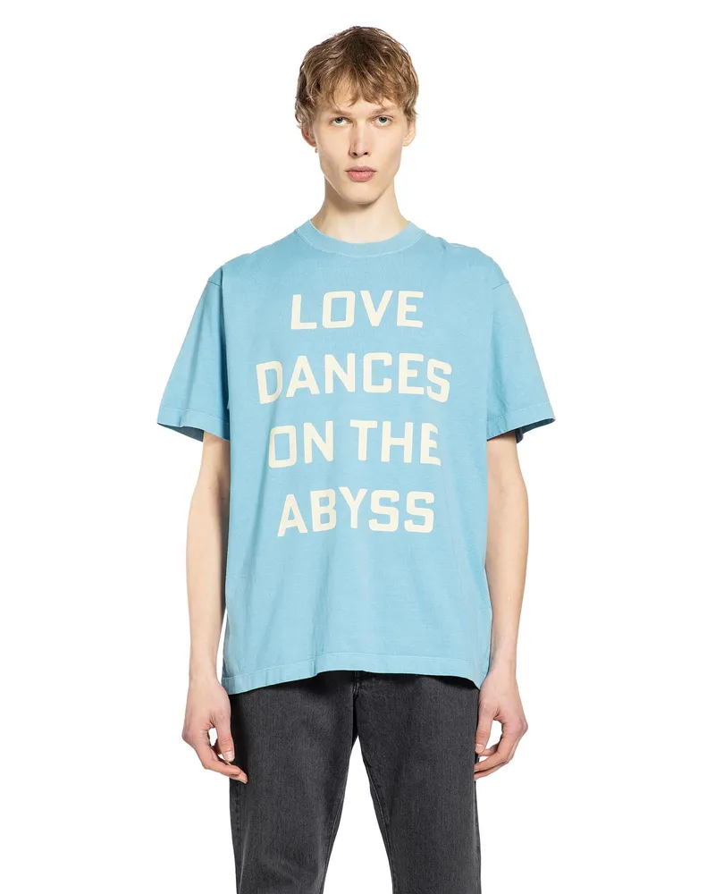 Valentino Garavani Love Dances on the Abyss T-Shirt Blue
