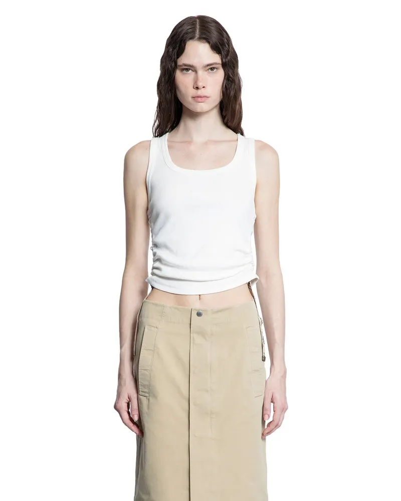 Burberry Festival Cotton Blend Tank Top White