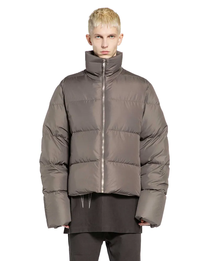 Rick Owens Moncler x  Cyclopic Down Jacket Grey