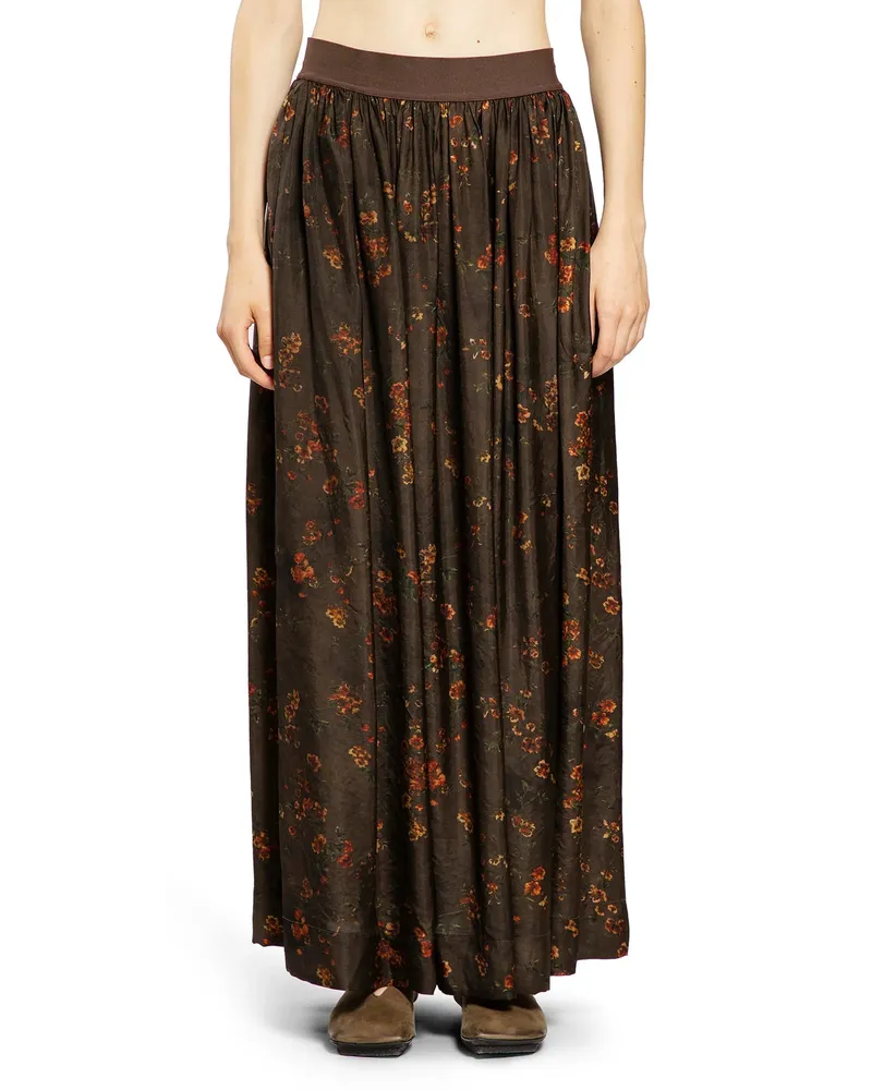 Uma Wang WOMAN BROWN SKIRTS Brown
