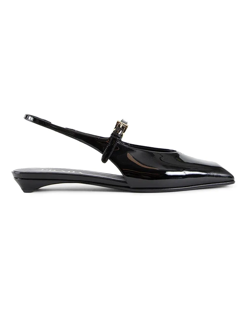 Prada Patent leather slingback ballerinas Black
