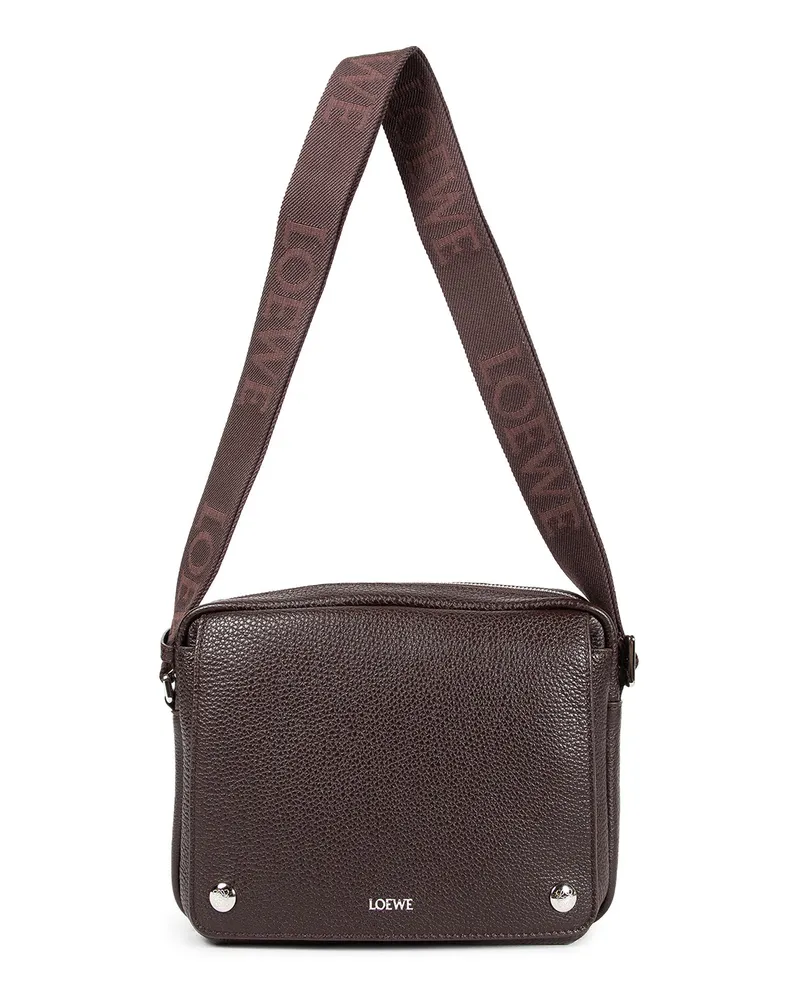 Loewe Medium Pebble messenger bag Brown